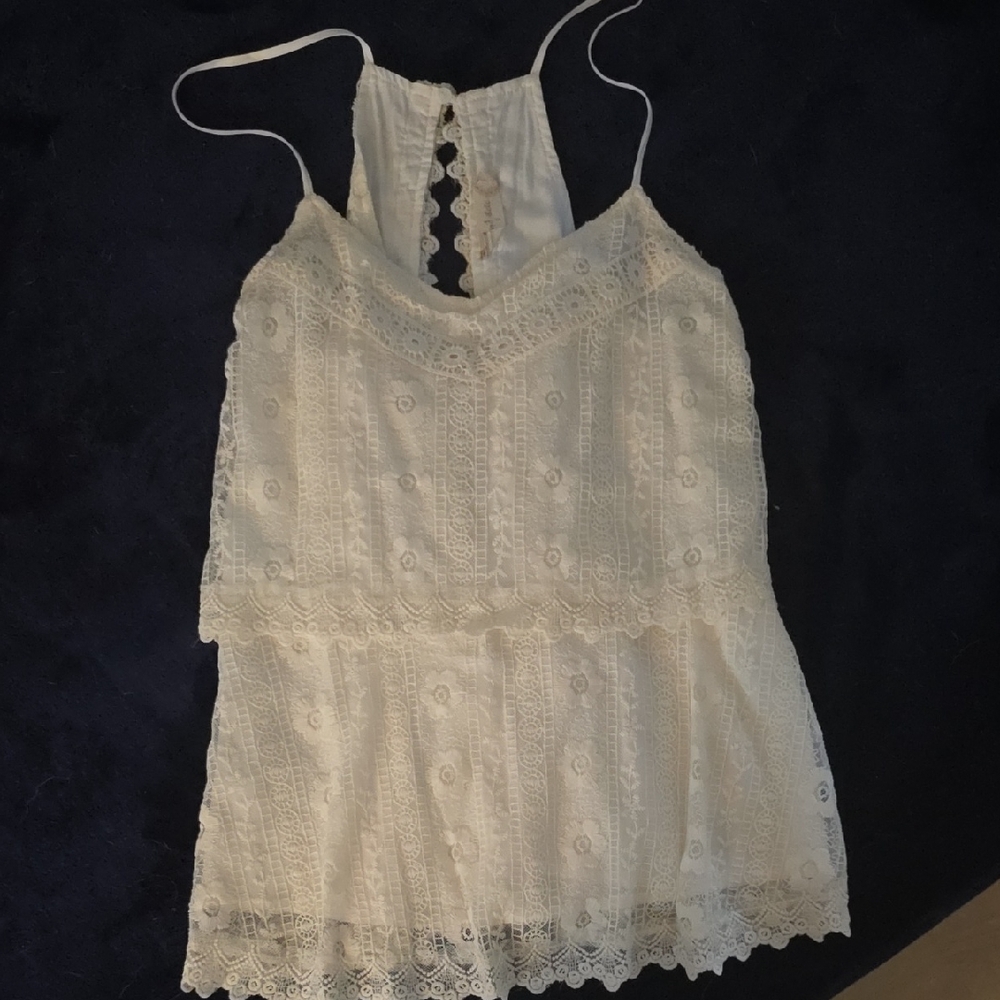 Altar'd State Cream Lace Camisole